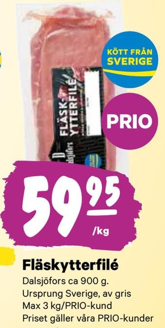 City Gross Fläskytterfilé erbjuda
