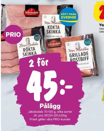 City Gross Pålägg erbjuda