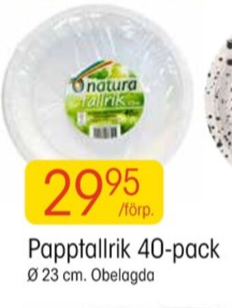 EKO Natura engångsbestick/servis erbjuda