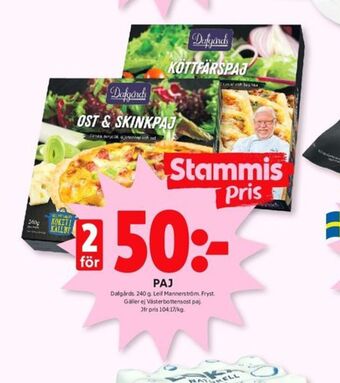 ICA Kvantum Dafgårds matpajer erbjuda