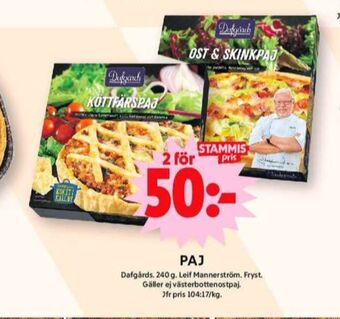 ICA Maxi Dafgårds matpajer erbjuda