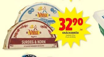 ICA Kvantum Vika knäckebröd erbjuda