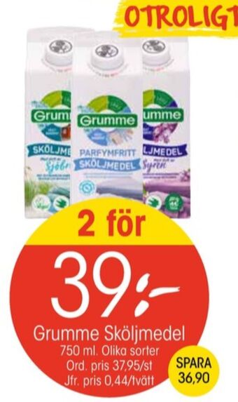EKO Grumme tvättmedel flytande erbjuda