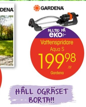 EKO Gardena vattenspridare erbjuda
