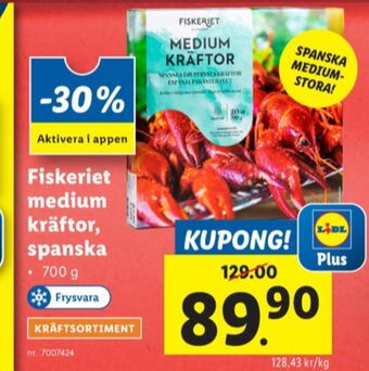 Lidl Fiskeriet kräftor erbjuda