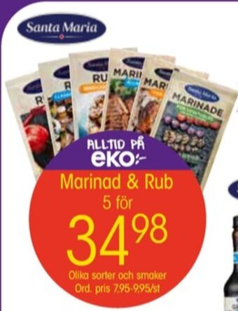 EKO Santa maria marinad erbjuda