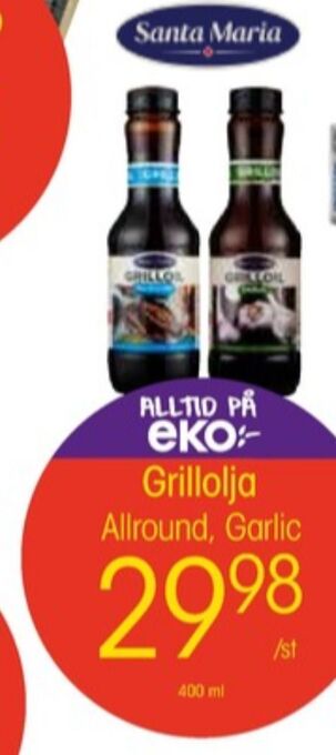 EKO Santa maria grillolja erbjuda
