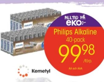 EKO Philips batterier erbjuda