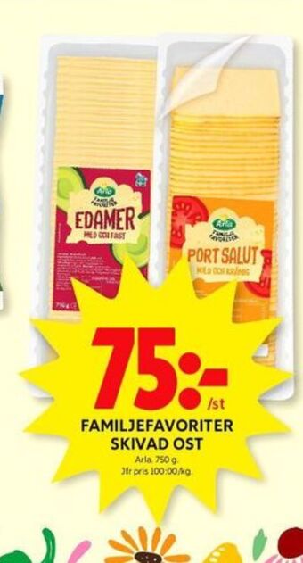 ICA Kvantum Arla skivad ost erbjuda