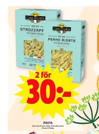 ICA Maxi Casa di luca pasta sorterad erbjuda