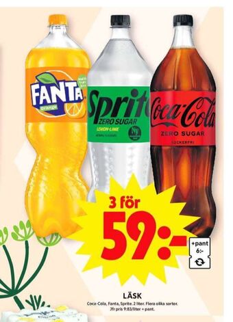 ICA Maxi Fanta läskedryck erbjuda