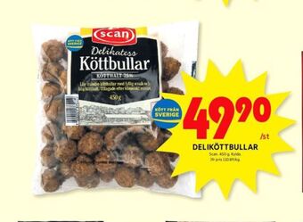 ICA Kvantum Scan köttbullar erbjuda