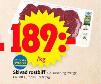 ICA Supermarket Ica rostbiff erbjuda
