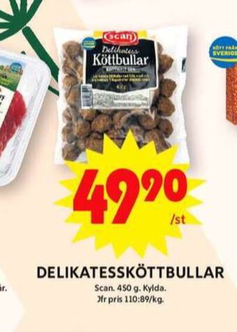 ICA Maxi Scan köttbullar erbjuda