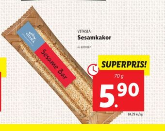 Lidl Vitasia bars erbjuda