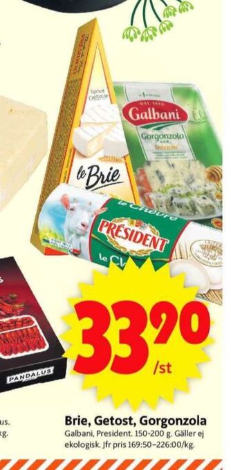 ICA Supermarket President brie erbjuda