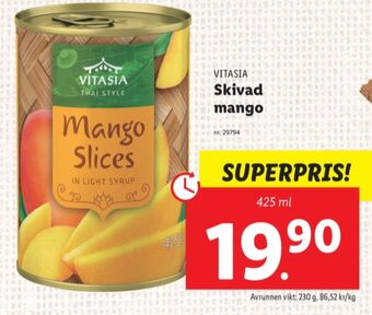 Lidl Vitasia frukt erbjuda