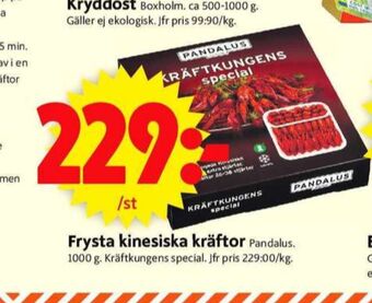 ICA Supermarket Pandalus kräftor erbjuda