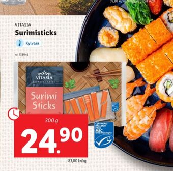 Lidl Vitasia surimi erbjuda