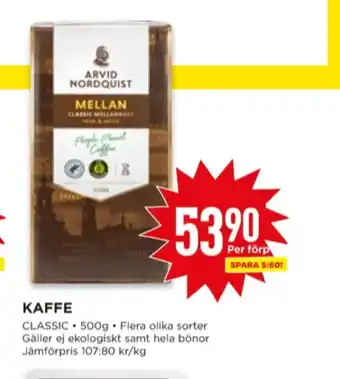 Willys Mellanrost kaffe malet erbjuda
