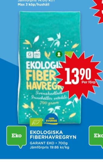 Willys Garant havregryn erbjuda