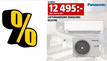 Bauhaus LUFTVÄRMEPUMP PANASONIC NZ25YKE erbjuda