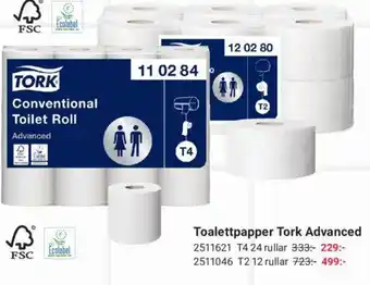 Office Depot Toalettpapper Tork Advanced erbjuda
