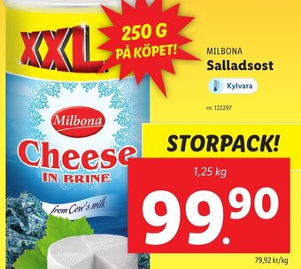 Lidl MILBONA Salladsost erbjuda