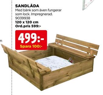 Jem&Fix Sandlåda erbjuda