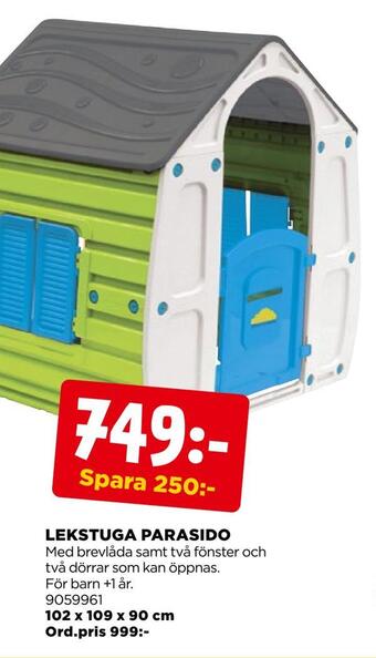 Jem&Fix Lekstuga parasido erbjuda