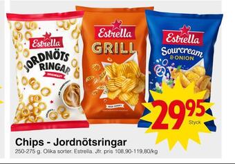 Matöppet Chips - jordnötsringar erbjuda