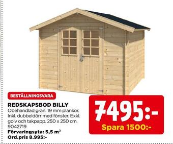 Jem&Fix Redskapsbod billy erbjuda