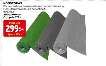 Jem&Fix Konstgräs erbjuda
