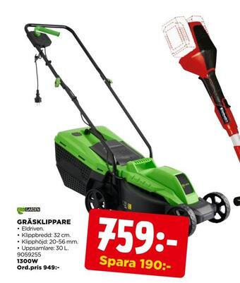 Jem&Fix Gräsklippare erbjuda