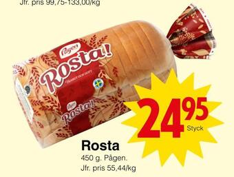 Matöppet Rosta erbjuda