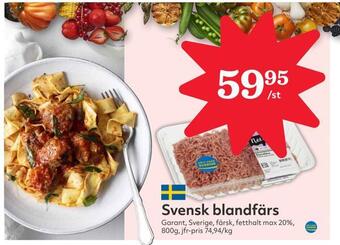 Hemköp Svensk blandfärs erbjuda