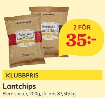 Hemköp Lantchips erbjuda