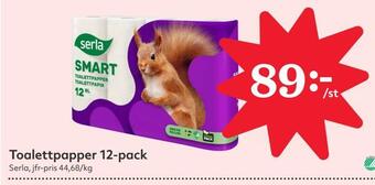 Hemköp Toalettpapper 12-pack erbjuda