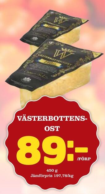 Nya Pulsen Västerbottensost erbjuda
