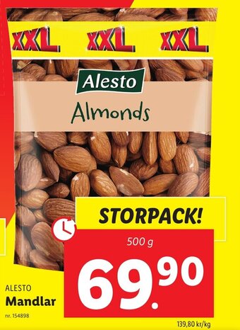 Lidl ALESTO Mandlar erbjuda