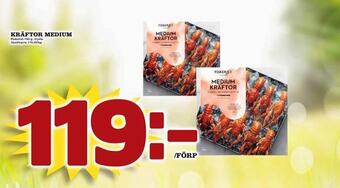 Nya Pulsen Kräftor medium erbjuda