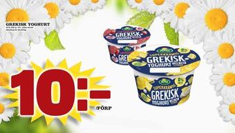 Nya Pulsen Grekisk yoghurt erbjuda