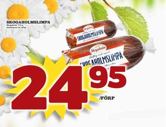 Nya Pulsen Skogaholmslimpa erbjuda