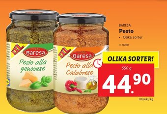 Lidl BARESA Pesto erbjuda
