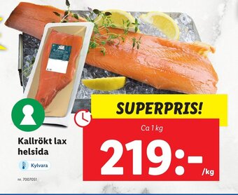 Lidl Kallrökt lax helsida erbjuda