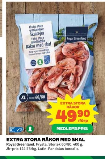 Royal greenland räkor med skal