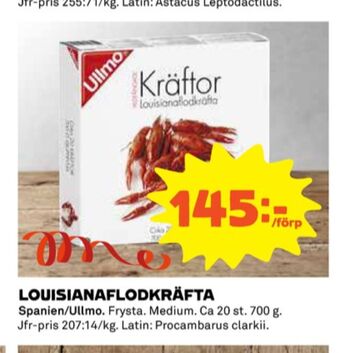 Coop Ullmo kräftor erbjuda