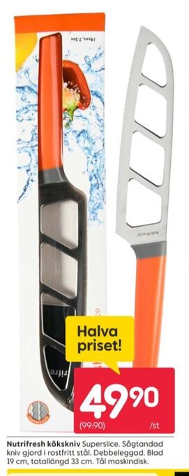 Rusta Nutrifresh knivar erbjuda