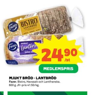 Stora Coop Bistro lantbröd erbjuda