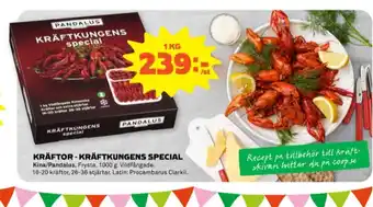 Stora Coop Pandalus kräftor erbjuda